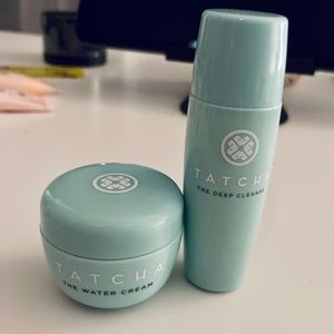 Tatcha water cream and deep cleanse mini duo